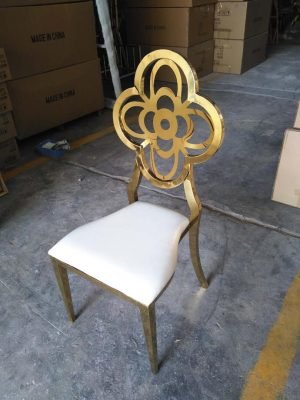 Stainless Steel Flower Chair