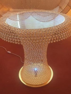 Crystal Gold Cake Stand