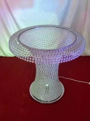 Silver Crystal Cake Stand