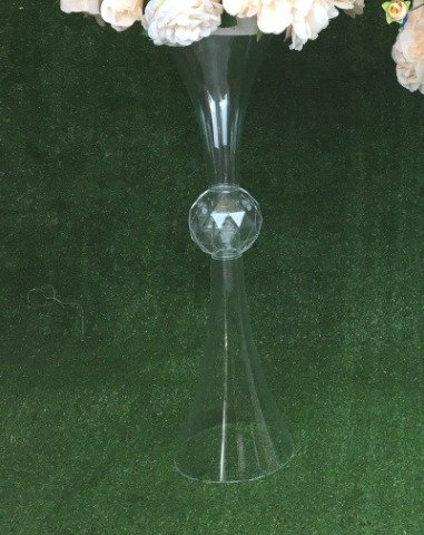 60cm Acrylic Trumpet Vase